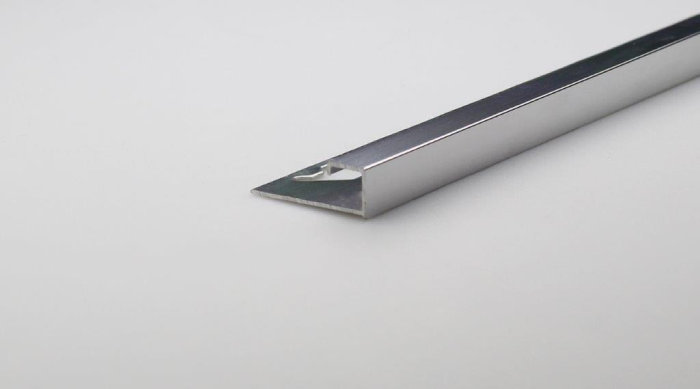 Avslutningsprofil Alu Matt 10 mm x 2,5 m